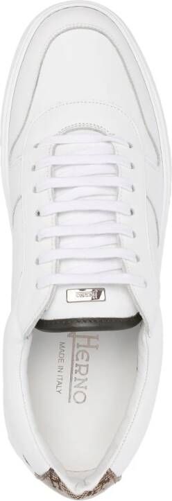 Herno Sneakers met monogram Wit