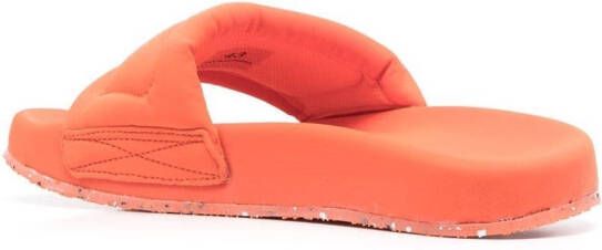 Heron Preston Slippers met logopatch Oranje