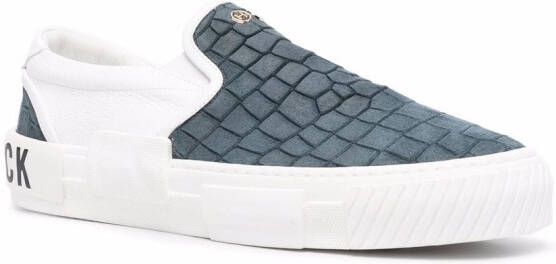 Hide&Jack Fuji Croco sneakers Blauw