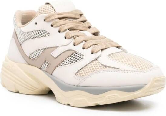 Hogan 665 leren sneakers Beige