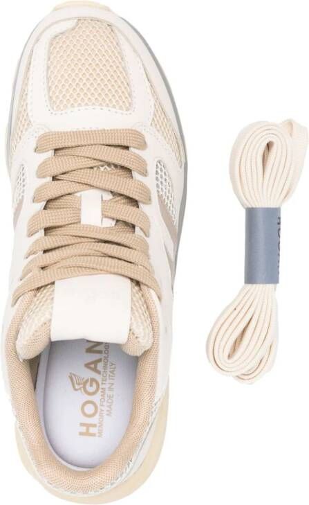 Hogan 665 leren sneakers Beige