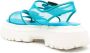 Hogan Chunky sandalen Blauw - Thumbnail 3