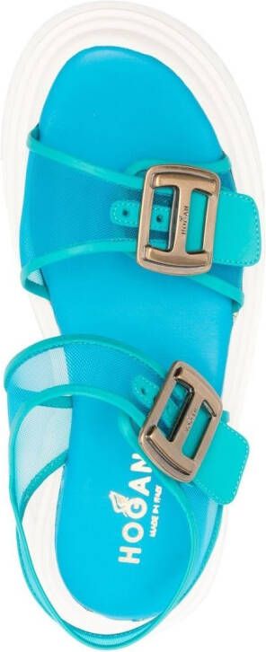 Hogan Chunky sandalen Blauw