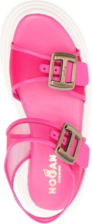 Hogan Chunky sandalen Roze