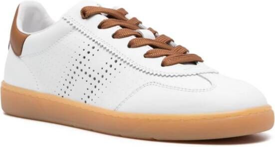 Hogan Cool leren sneakers Wit