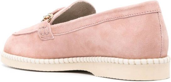 Hogan H642 suède loafers Roze