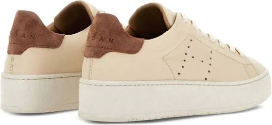 Hogan H672 leren sneakers Beige