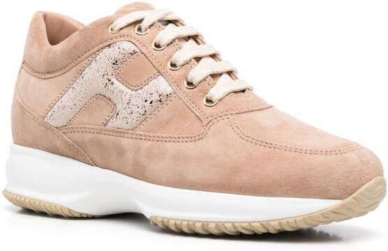 Hogan Interactive low-top sneakers Beige