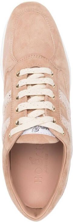 Hogan Interactive low-top sneakers Beige