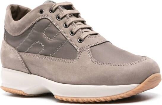 Hogan Interactive sneakers met vlakken Beige