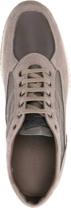 Hogan Interactive sneakers met vlakken Beige