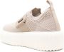 Hogan Gebreide sneakers met sleehak Beige - Thumbnail 3