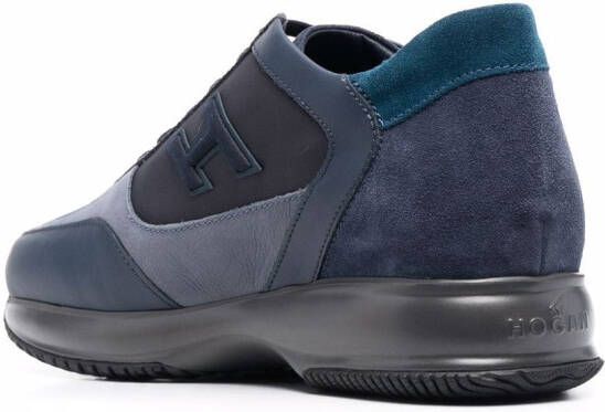 Hogan Leren sneakers heren Stof leerrubber leer 5 5 Blauw - Foto 3