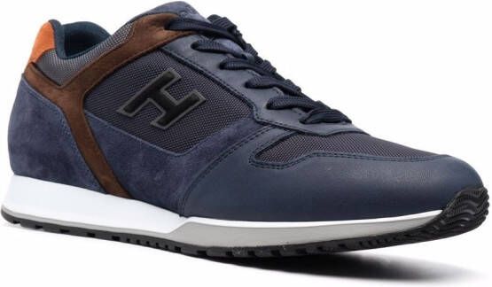 Hogan Leren sneakers Blauw