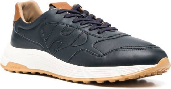 Hogan Leren sneakers Blauw