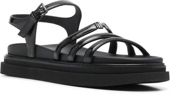 Hogan Sandalen met gespbandje Zwart