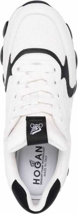 Hogan Sneakers met logopatch Wit