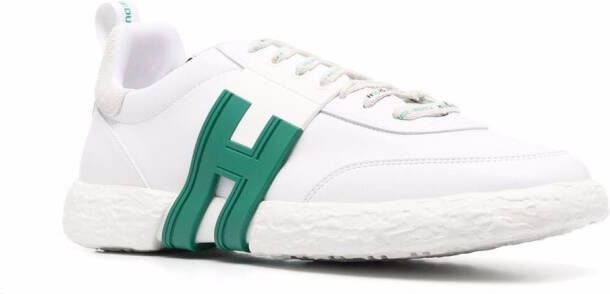 Hogan Sneakers met logopatch Wit