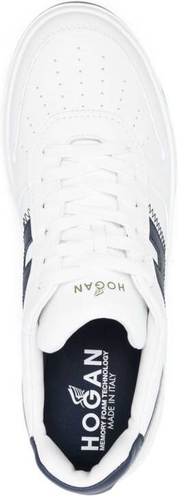 Hogan H630 sneakers met logopatch Wit