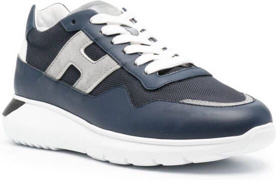 Hogan Sneakers met vlakken Blauw