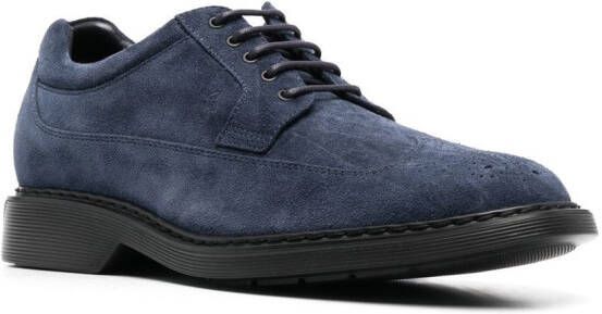 Hogan Suède brogues Blauw