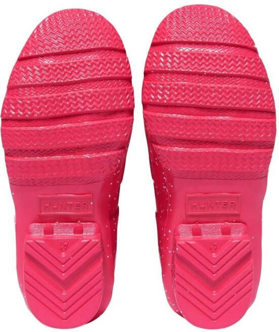 Hunter Kids Regenlaarzen met glitter Roze