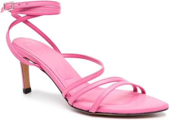 IRO Gia leren sandalen Roze