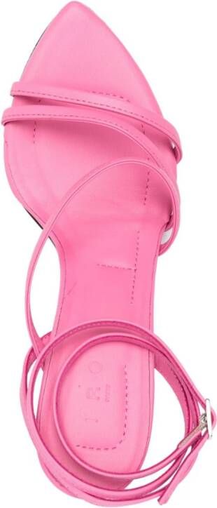 IRO Gia leren sandalen Roze