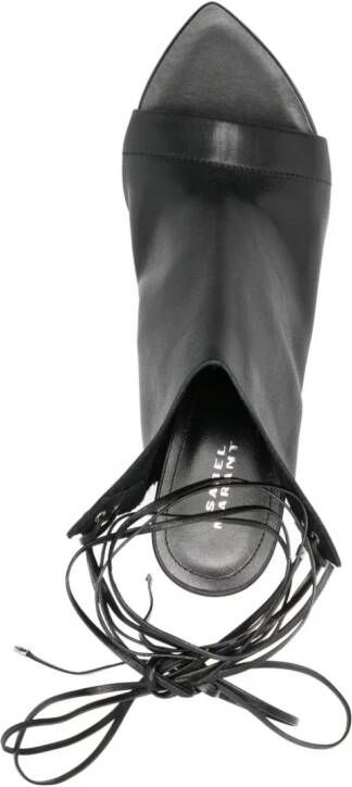 ISABEL MARANT Dulsy 90mm leren sandalen Zwart