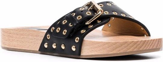 ISABEL MARANT Jaso slip-on sandalen Zwart