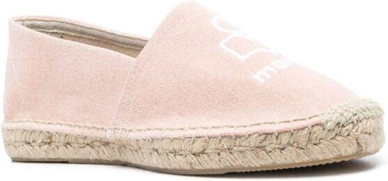 ISABEL MARANT Espadrilles met logoprint Roze