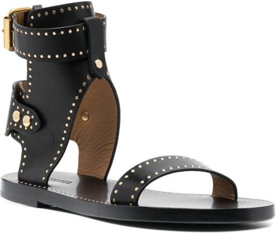 ISABEL MARANT Sandalen verfraaid met studs Zwart