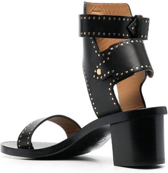 ISABEL MARANT 50 mm Jaeryn sandalen met studs Zwart