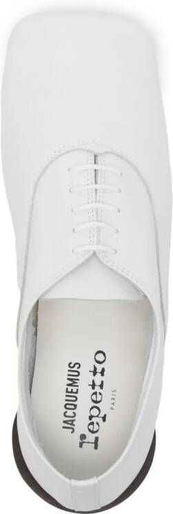 Jacquemus x Repetto Les Zizi 30 derby schoenen Wit