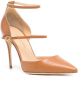 Jennifer Chamandi Enrico leren pumps Beige - Thumbnail 2