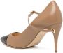 Jennifer Chamandi Pumps met colourblocking Bruin - Thumbnail 3