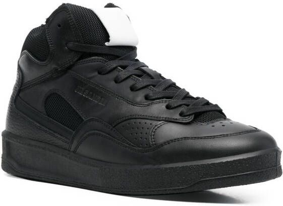 Jil Sander High-top sneakers Zwart