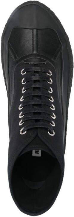 Jil Sander High-top sneakers Zwart