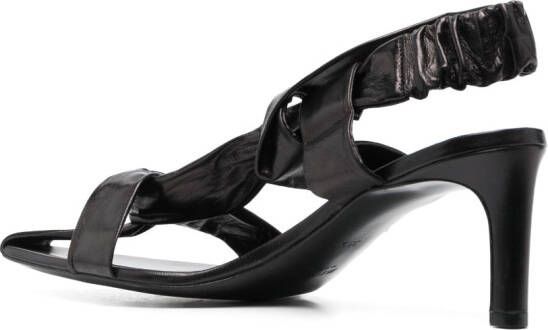 Jil Sander Sandalen met geknoopt bandje Zwart