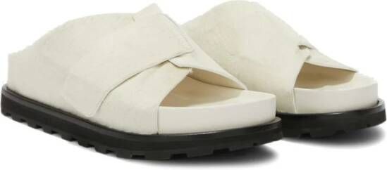 Jil Sander Lammy slippers Wit