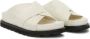 Jil Sander Lammy slippers Wit - Thumbnail 2