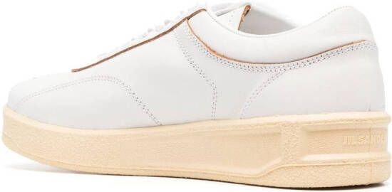 Jil Sander Low-top sneakers met logo Wit