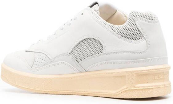 Jil Sander Sneakers met vlakken Wit