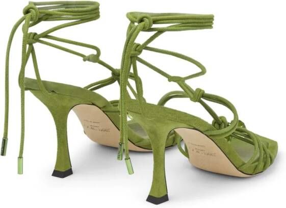 Jimmy Choo Jemma 90 mm sandalen met bandjes Groen