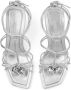 Jimmy Choo Jemma 90 mm sandalen met bandjes Zilver - Thumbnail 4