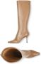 Jimmy Choo Agathe laarzen met puntige neus Beige - Thumbnail 4