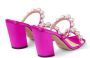 Jimmy Choo Amara satijnen sandalen Roze - Thumbnail 3