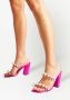 Jimmy Choo Amara satijnen sandalen Roze - Thumbnail 5