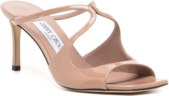 Jimmy Choo Anise leren muiltjes Beige