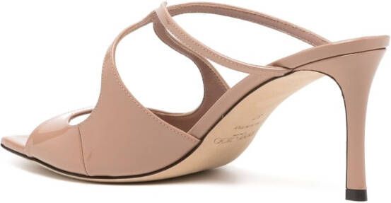 Jimmy Choo Anise leren muiltjes Beige